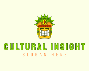 Historical Tribal Mask logo design