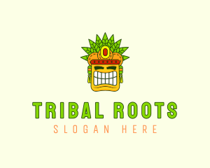 Historical Tribal Mask logo design