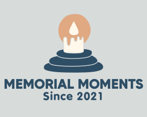 Commemoration - Paraffin Candle Light logo design