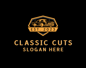 Classic Car Auto Detailing logo design