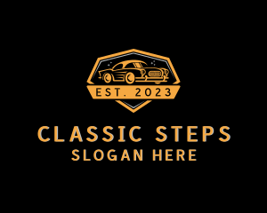 Classic Car Auto Detailing logo design