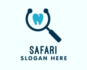 Magnifying Glass Dental Clinic  Logo