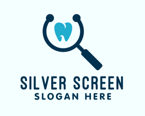 Magnifying Glass Dental Clinic  Logo