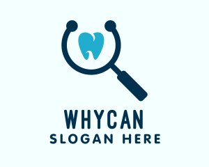 Magnifying Glass Dental Clinic  Logo