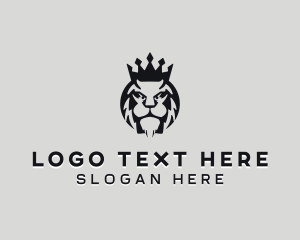Law Firm - Wild Lion Crown logo design