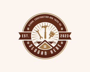 Hammer - Construction Renovation Tools logo design