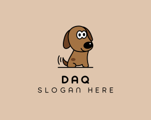 Red Dog - Dog Pet Puppy logo design