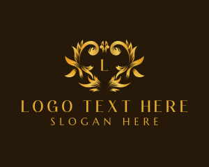 Gold - Luxury Royalty Ornament logo design
