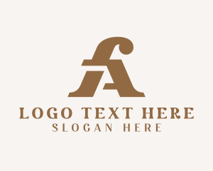 Advisory - Generic Company Letter FA logo design