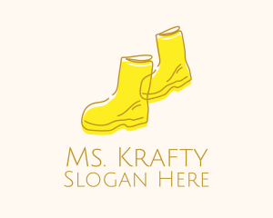 Yellow Rain Boots Logo