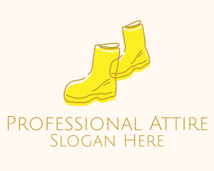 Uniform - Yellow Rain Boots logo design