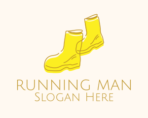 Sneaker - Yellow Rain Boots logo design