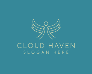 Heaven - Heaven Angel Wings logo design