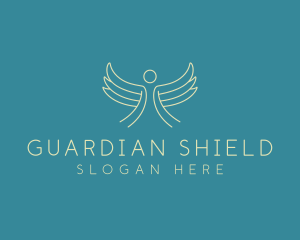 Guardian - Heaven Angel Wings logo design