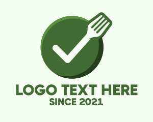 Approved - Vegan Food Check logo design