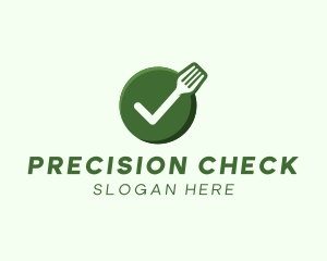 Vegan Food Check logo design