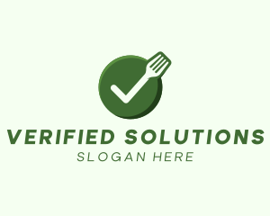 Approved - Vegan Food Check logo design