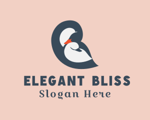 Swan Cygnet Bird  Logo