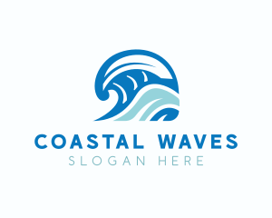 Wave Sea Tourism logo design