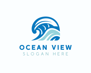 Wave Sea Tourism logo design