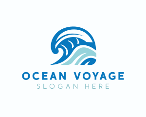 Wave Sea Tourism logo design