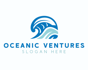 Wave Sea Tourism logo design