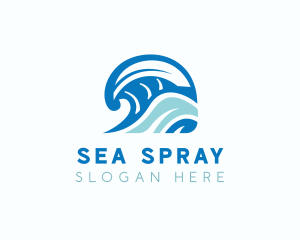 Wave Sea Tourism logo design