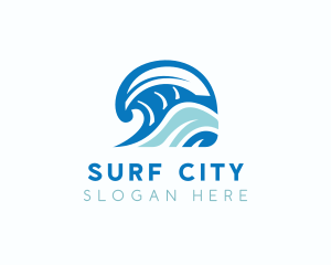 Wave Sea Tourism logo design