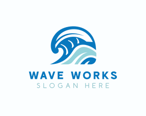 Wave Sea Tourism logo design