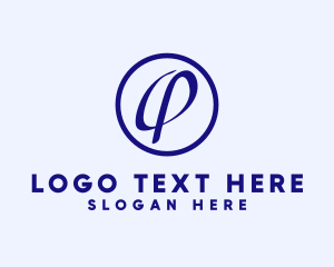 Handwritten - Modern Round Enterprise Letter O logo design