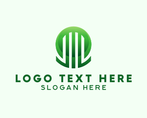 It - Modern Digital Circle logo design