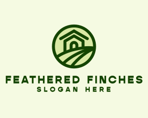 Farmhouse Farm Landscape logo design