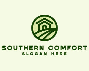 Farmhouse Farm Landscape logo design