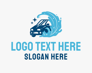 Cleaning - Car Wash Waves logo design