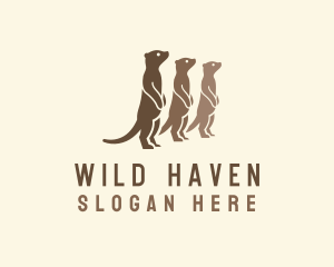 Wild Meerkat Nature logo design
