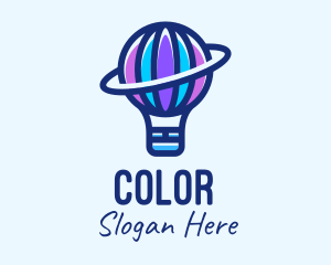Hot Air Balloon Planet Logo