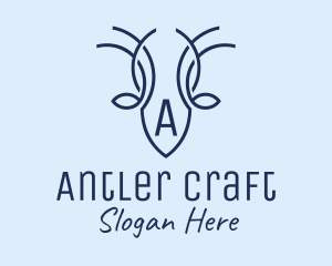 Antlers - Wildlife Deer Antlers logo design