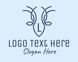 Wildlife Deer Antlers Logo