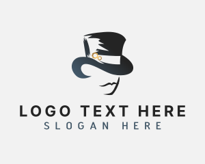 Bar - Gentleman Top Hat logo design