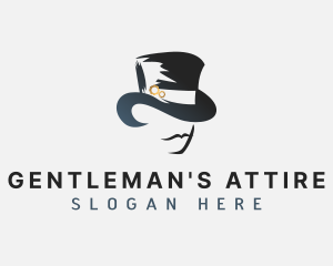 Gentleman Top Hat logo design