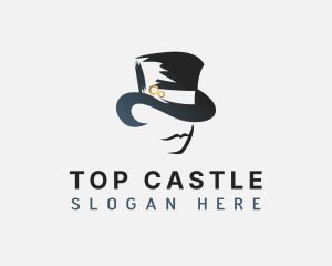 Gentleman Top Hat logo design