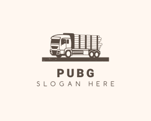 Farm Logging Truck Logo