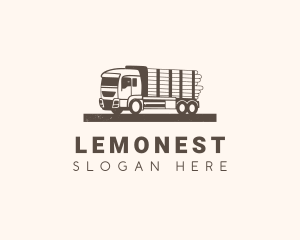 Trade - Farm Logging Truck logo design