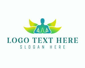 Healthy Living - Nature Wellness Therapy logo design