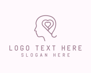 Online Counselling - Heart Brain Therapy logo design