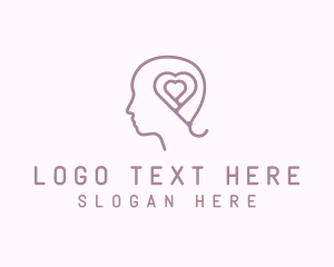 Brain - Heart Brain Therapy logo design