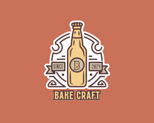 Beer Bottle Brewery logo design