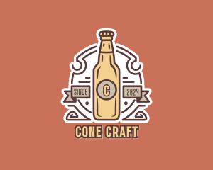 Beer Bottle Brewery logo design