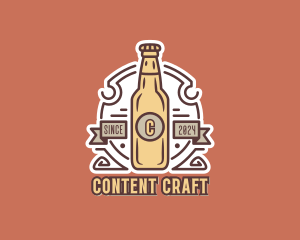 Beer Bottle Brewery logo design