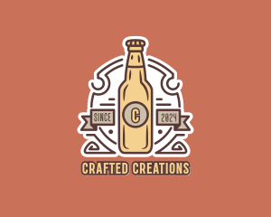 Beer Bottle Brewery logo design